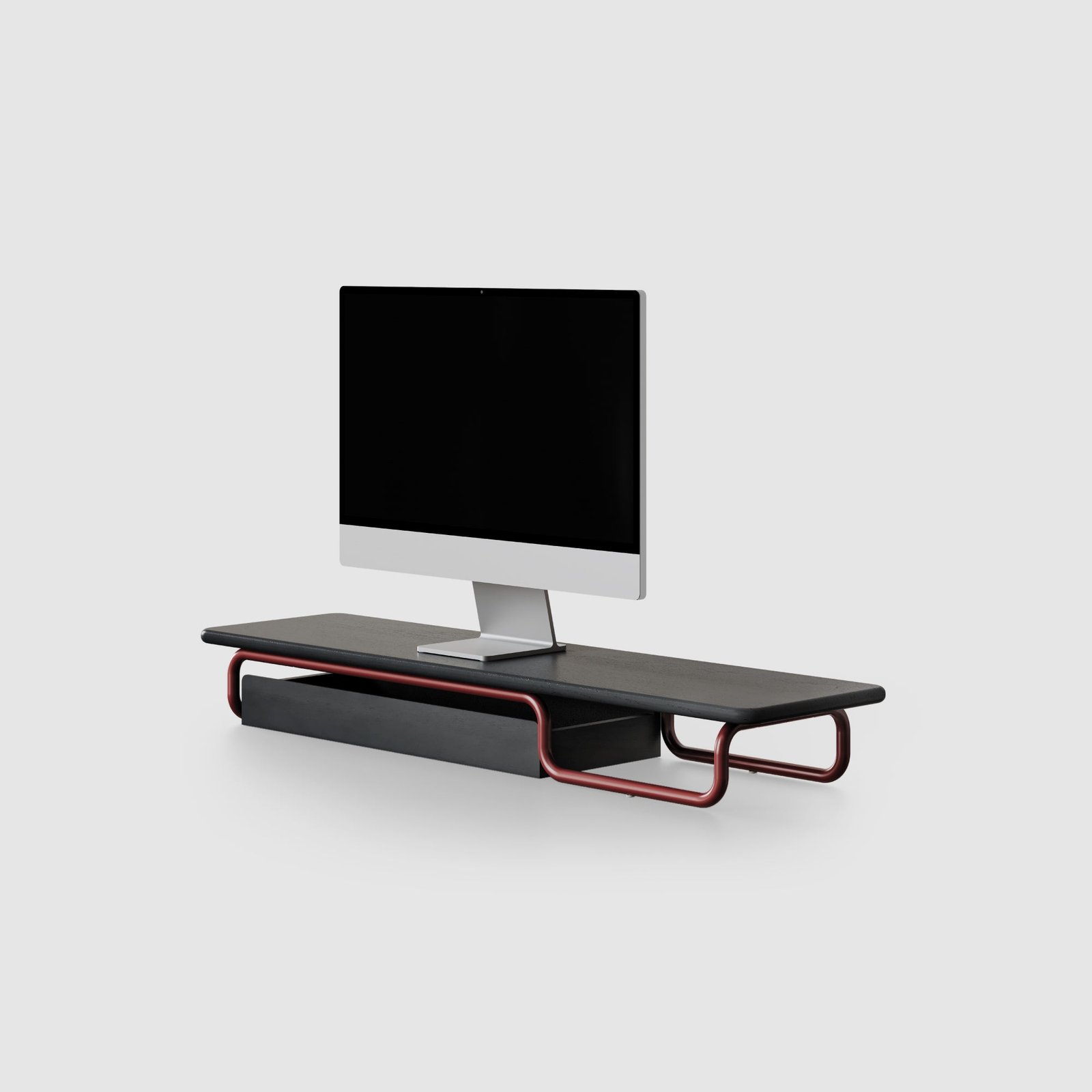 Slim Profile Monitor Riser Stand
